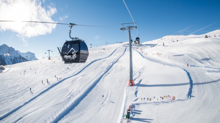 wintersport gais in Zuid-Tirol